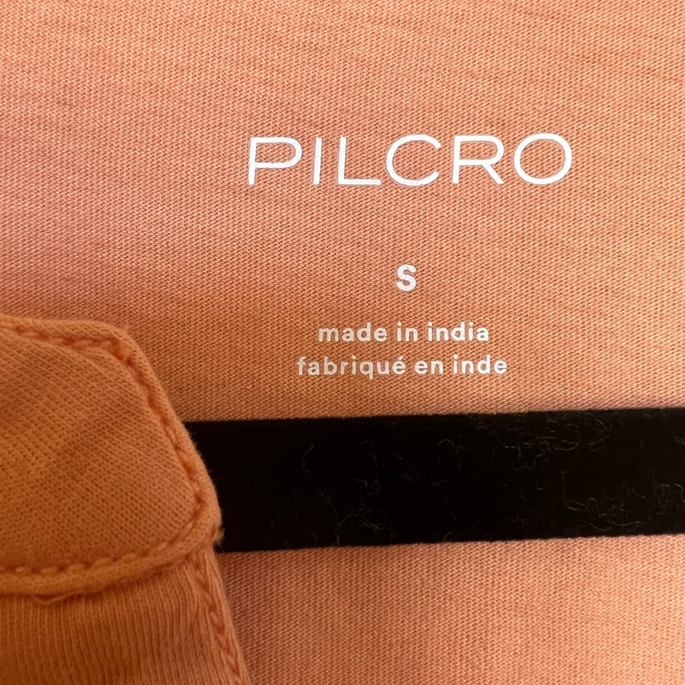 Pilcro Women's Pink V-Neck Top - Picture 2 of 2